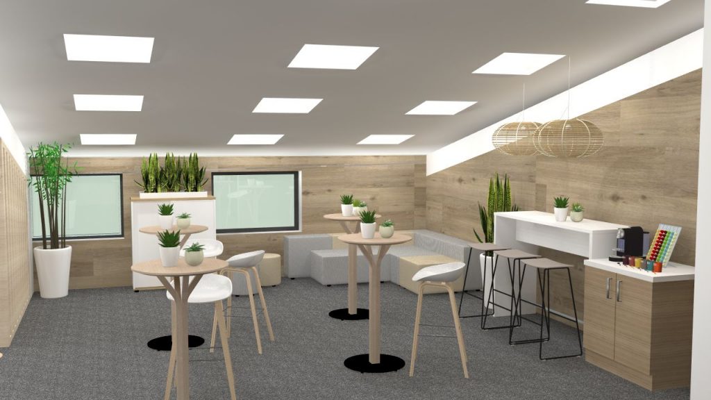 Optimiser espaces de travail combles plafond bas 1 amenager espace pause detente sous combles