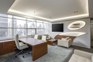 Bureau spacieux et lumineux