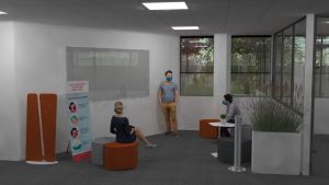 Personnes se tenant à distance les unes des autres