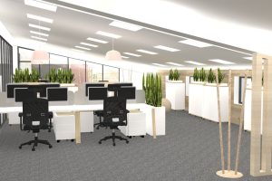 Open space bas de plafond