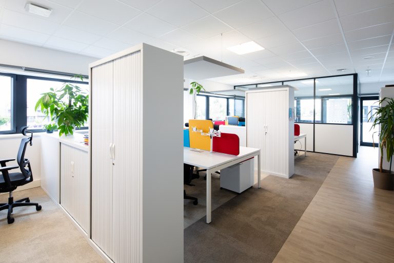 Bureaux de Groupe Qualiconsult, livrés par ADP Group, à Entzheim, septembre 2021.